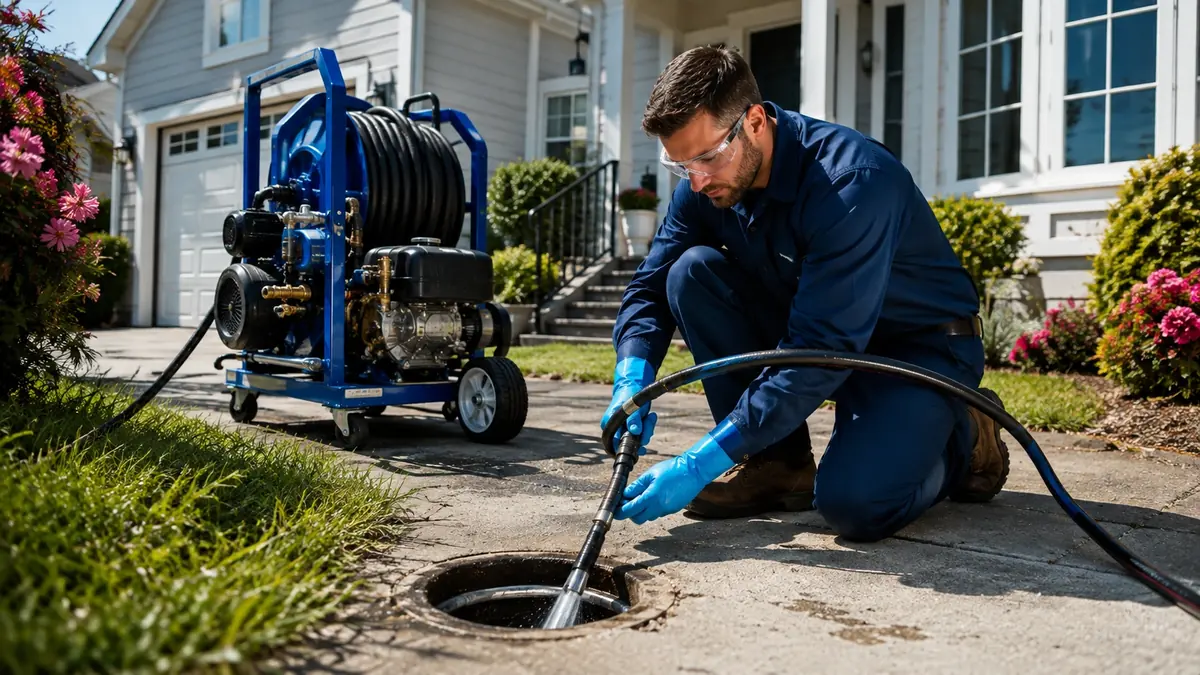 Residential Hydro Jet Drain Cleaning in Shaver Lake